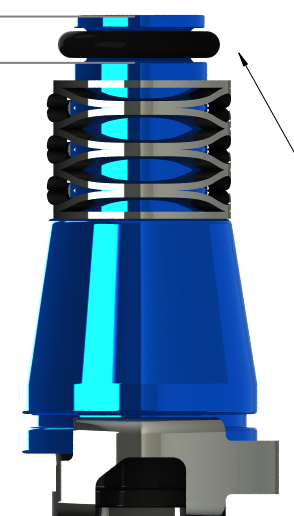 [34.60.11] Injector Dynamics Injector Hut (Blue)