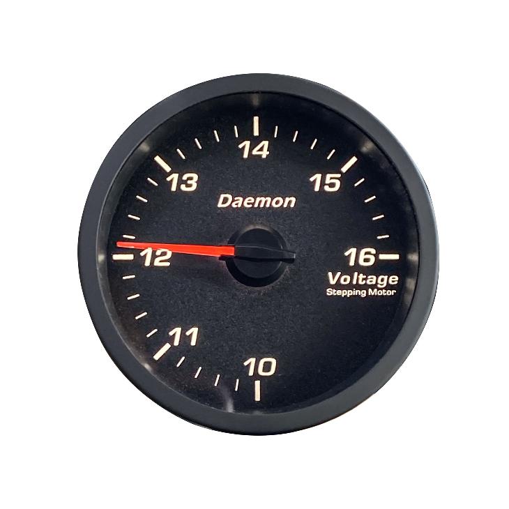 [DAE-GENIIIBT006-2B-R-60] Daemon Gauge Black Bezel 52MM Red Led (Boost 2Bar)