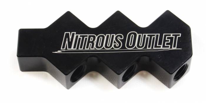 [00-01725] Nitrous Outlet 6 Way High Flow Stacked Y Distribution Block