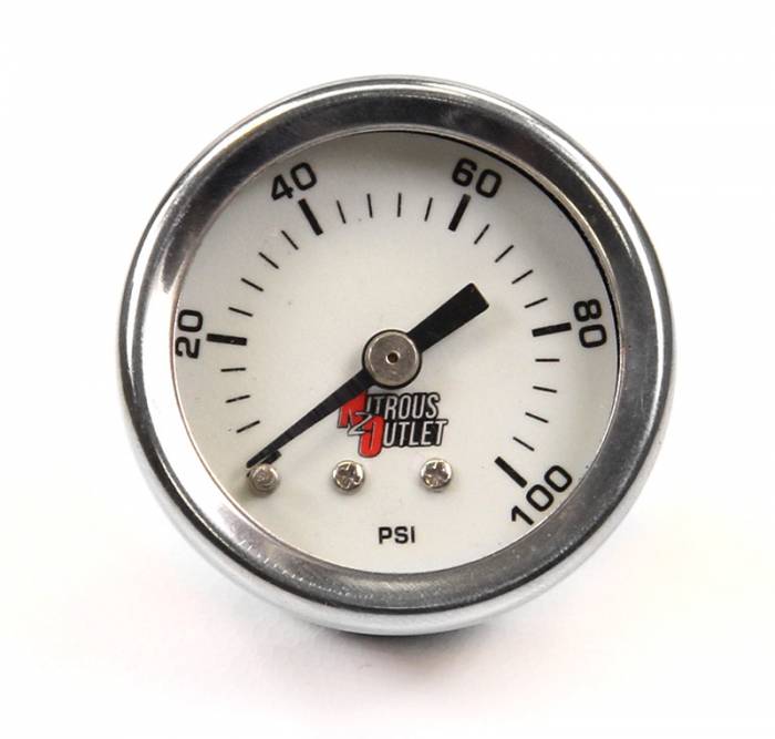 [00-63004] Nitrous Outlet Luminescent Fuel Pressure Gauge (0-100 psi)