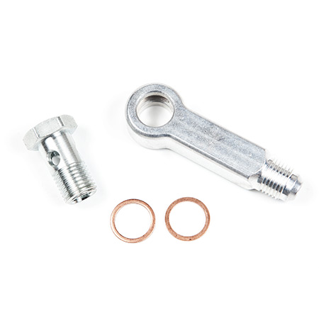 ATP Turbo Banjo Fitting Kit 14mm Hole to -6AN Male Flare long