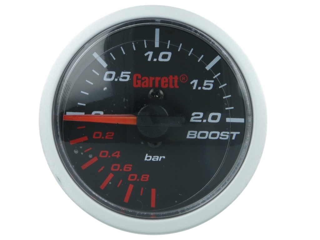 [773326-0002] Garrett Boost Pressure Gauge 52mm (Boost 2Bar)