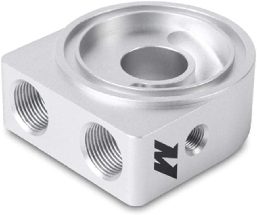 [MMOP-SP] Mishimoto Silver Oil Sandwich Plate