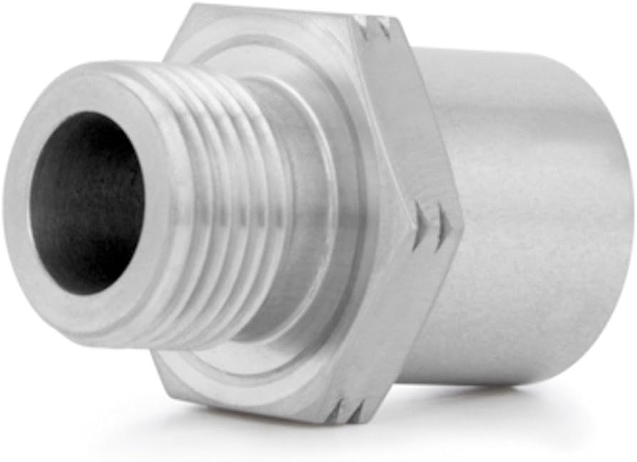 Mishimoto Stainless Steel Sandwich Plate Adapter 3/4" -16UN