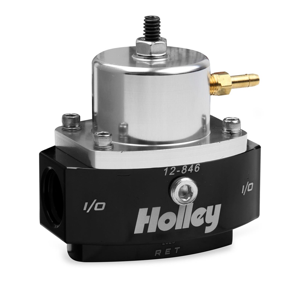 Holley Fuel Pressure Regulator 15-65 psi AN8 in/out