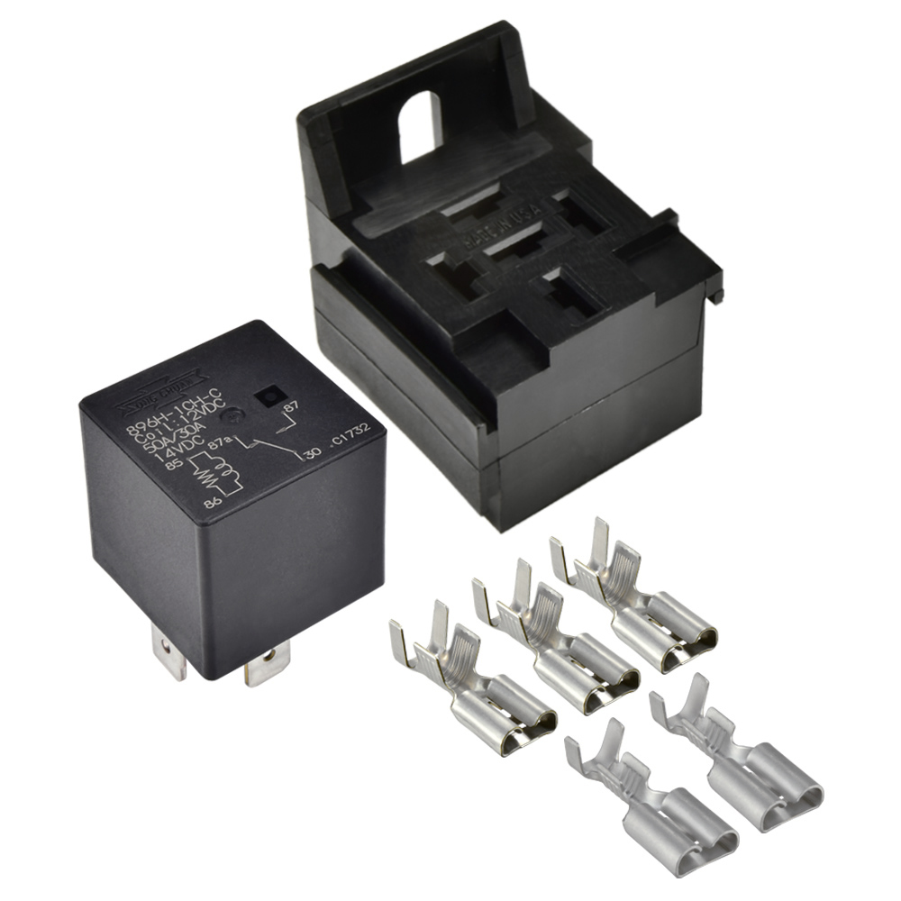 [MINI-RELAY-KIT] 50/30 Amp Mini Relay Kit With Base