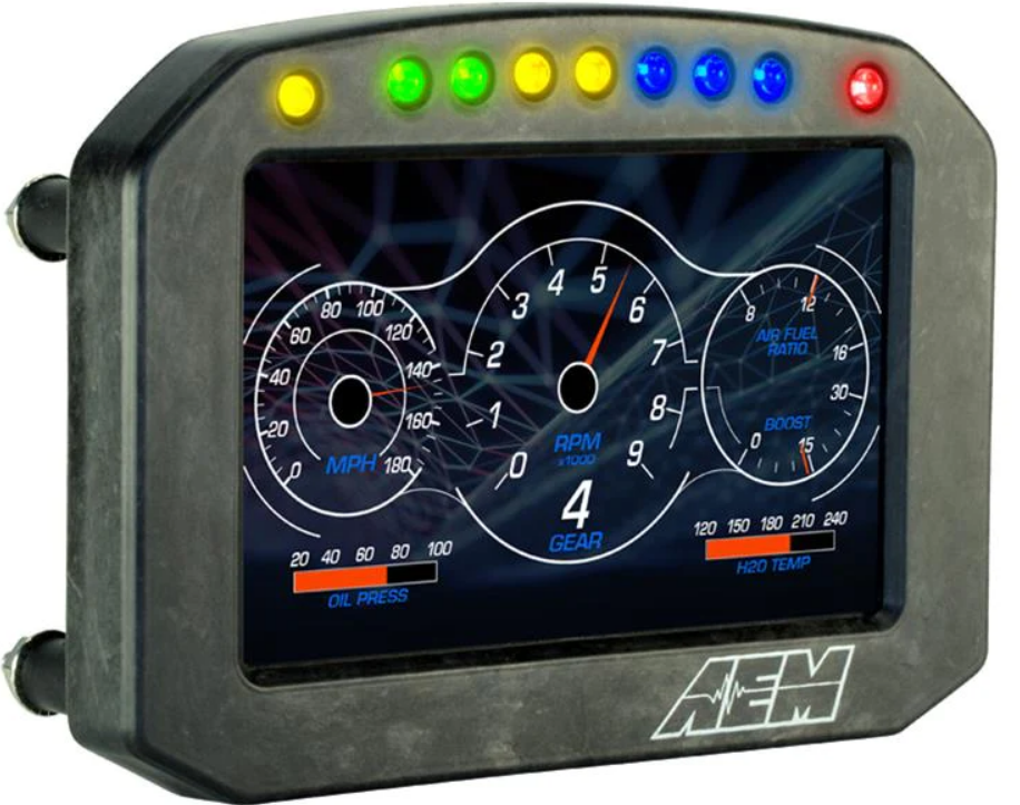 [30-5602F] AEM Display Kit CD-5FG CARBON GPS ENABLED FLAT