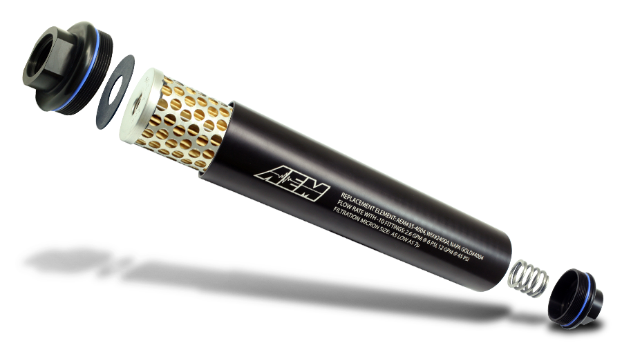 [25-201BK] AEM Fuel Filter AN10