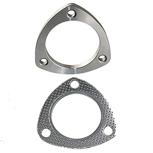 [EP-CGQ310H30] 3 Bolt Exhaust Flange SS304 10mm Thickness SET with gasket (3.00")
