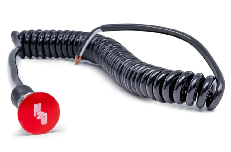Nitrous Outlet Momentary Push-Button with Spiral Cord