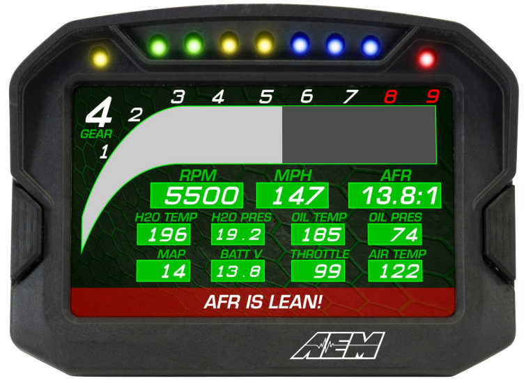 AEM Display Kit CD-5G CARBON GPS-ENABLED
