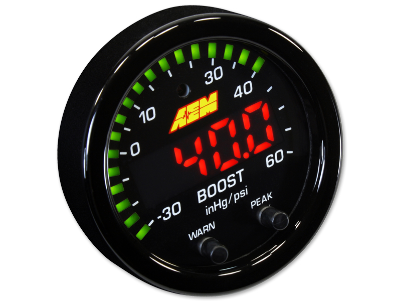 [30-0308] AEM X-Gauge Boost 60psi/4bar