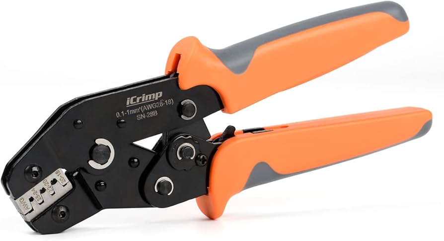 [SN-28B] IWISS Terminal Double Crimp Tool for open barrel