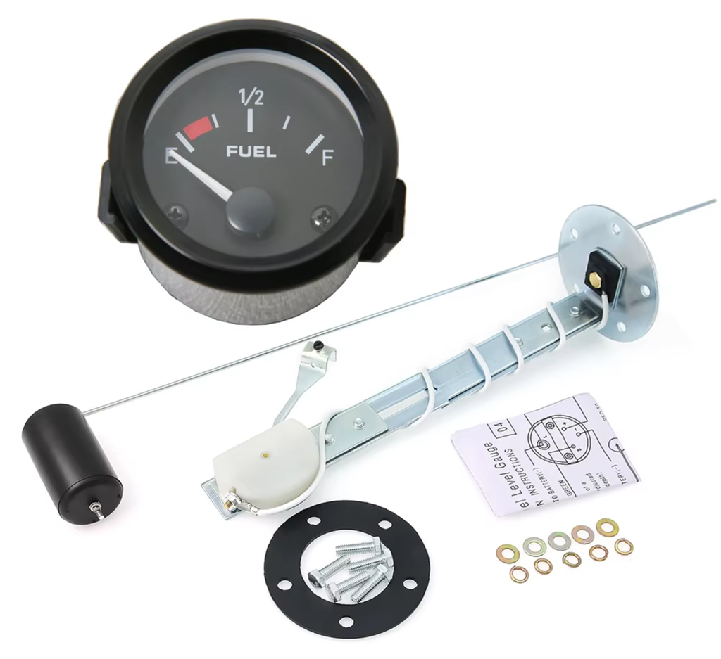 Fuel Level Gauge 52mm with Sensor 240-33 ohm (Universal)