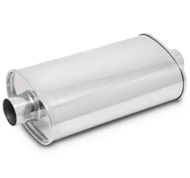 [1110] Vibrant StreetPower Oval Muffler (2.50", Center IN - Dual out)