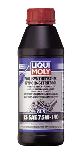 Liqui Moly Fully Synthetic Hypoid Gear Oil (GL5) LS SAE 75W-140