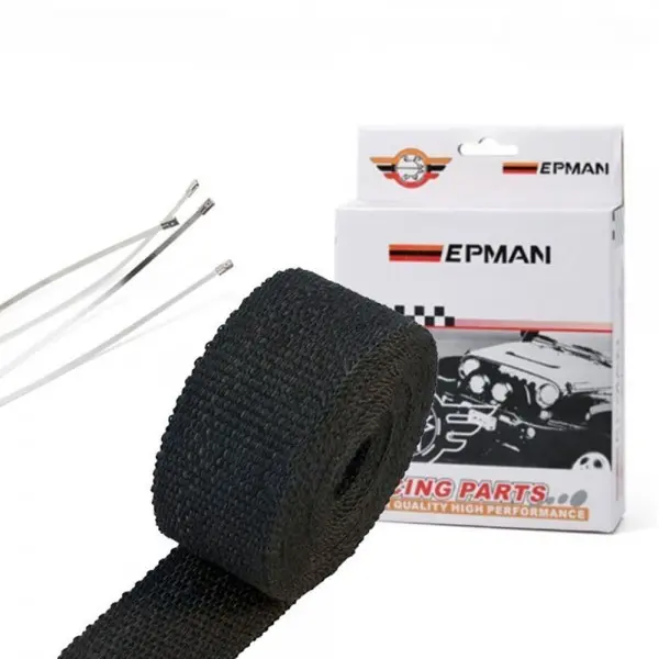 [EP-WR21BK] EPMAN Black Exhaust Wrap