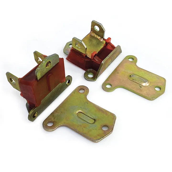 LS1 LS2 Engine Swap Red Polyurethane 3 Bolt Engine/Motor Mounts LSX LQ9 SBC BBC
